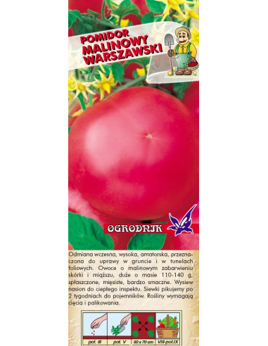 Pomidor wys.Malinowy Warszawski 0,5 g...