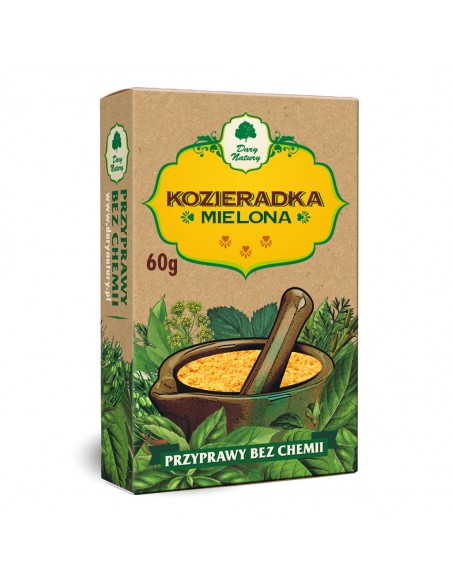KOZIERADKA MIELONA 60G - DARY NATURY "PRZYPRAWY BEZ CHEMII"