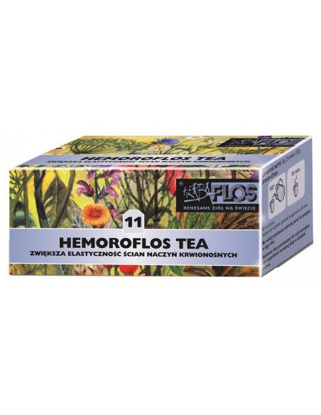 Hemoroflos 11 TEA 25fix - przeciw hemoroidom HERBA