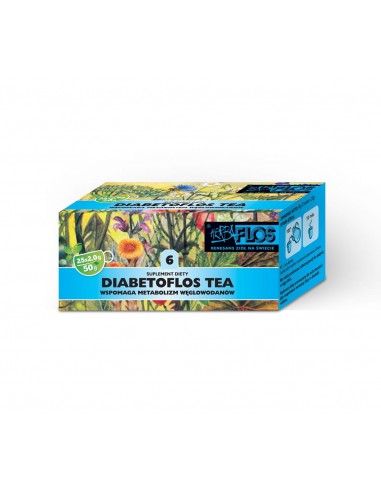 Diabetoflos Tea fix 25x2g Herba Flos