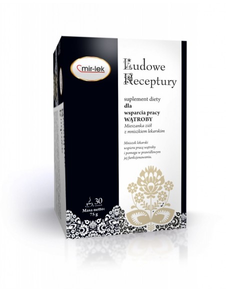LUDOWE RECEPTURY DLA WSPARCIA PRACY WĄTROBY 30 SASZETEK