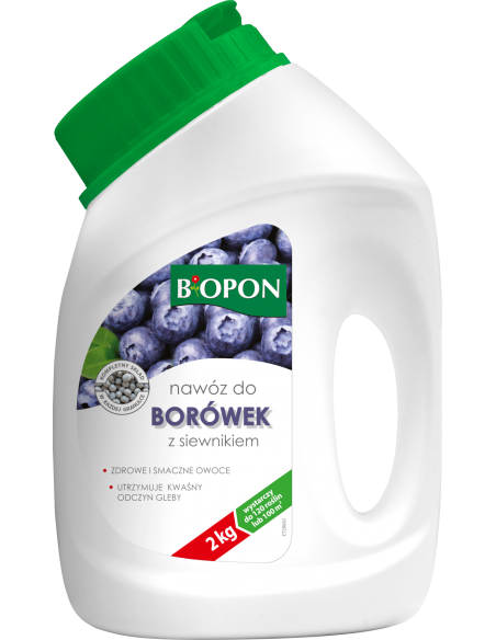 BIOPON  nawóz do borówek z siewnikiem 2kg
