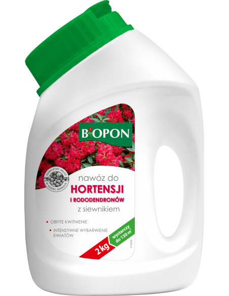 BIOPON do hortensji i rododendronów z siewnikiem 2 kg